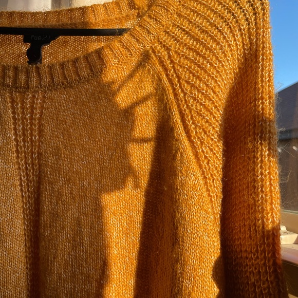 Rue 21 mustard yellow fall sweater - Picture 9 of 16